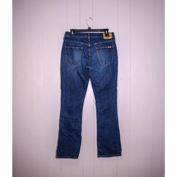Levi Strauss Signature Stretch Bootcut Denim Jeans Misses 6 Medium - Picture 2 of 3